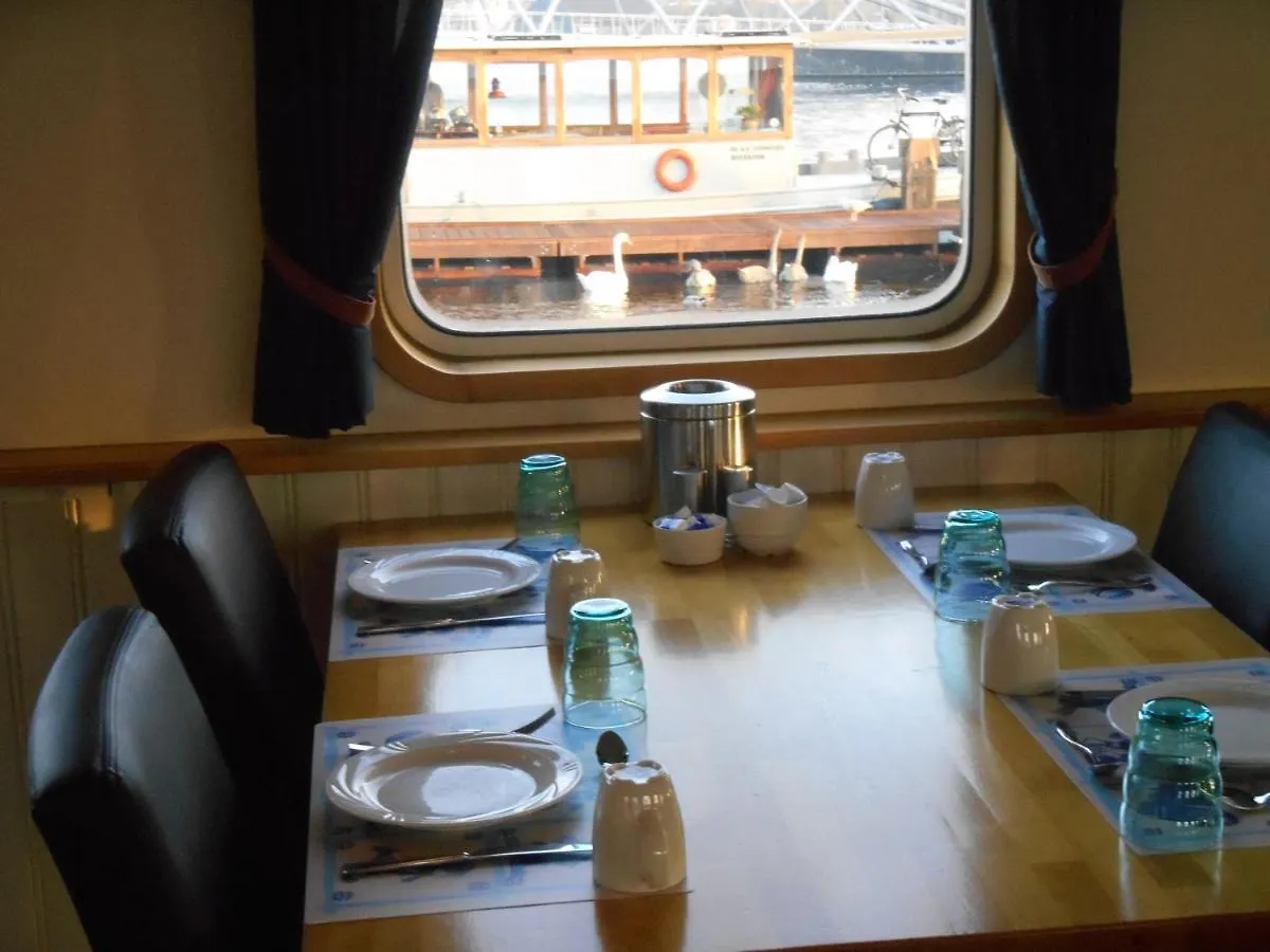 Hotell Hotelboat Iris Amsterdam